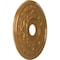 Ekena Millwork Baltimore PVC Medallion (Canopies up to 7 3/4"), 19"OD x 3 1/2"ID x 1"P, Metallic Vintage Gold CMP19BADVG - alternate 4